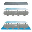 Ver imagem 6 de Piscina Estrutural Retangular 17.203 Litros Completa - Intex - 110v