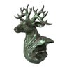 Escultura Cabeça de Alce Cervo Veado de Porcelana - 3