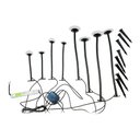 Ver imagem 3 de Luminária de Jardim Nordecor Pilze 6613 Led Bivolt Preto 3000k Luz Amarela