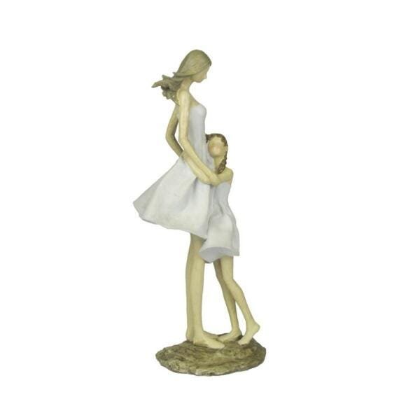 Escultura Decorativa Filha Abraçando Mãe - 2