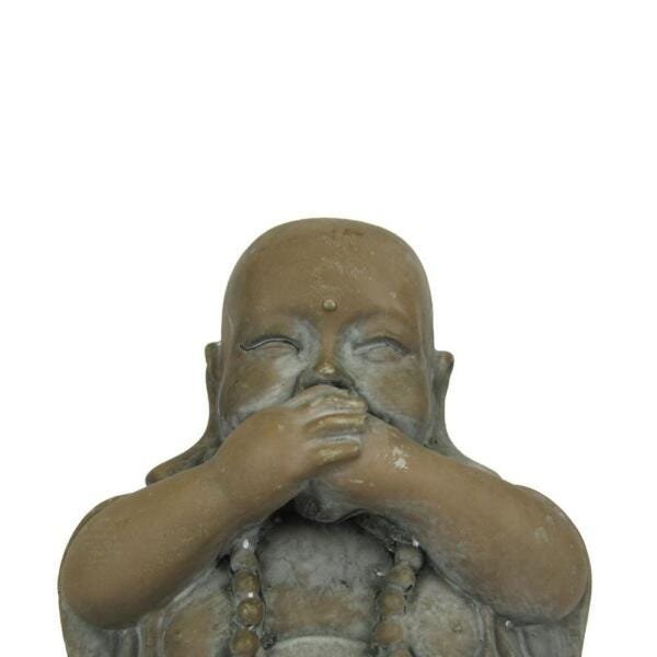 Escultura Decorativa Buda De Resina - 1