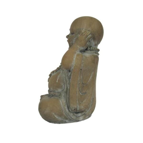 Escultura Decorativa Buda Em Resina - 4