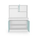 Ver imagem 3 de Mini Armário de Cozinha Infantil C/ Micro-Ondas Menta em MDF