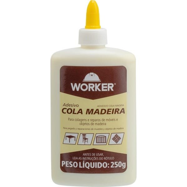 Adesivo Cola Madeira 100G Worker 411132 - 1