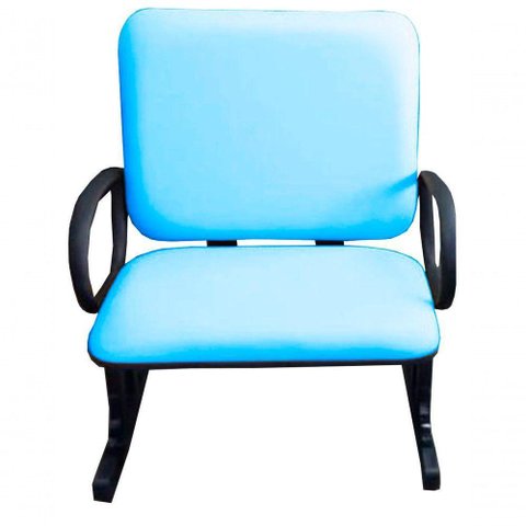 Cadeira Para Escritório Até 250kg Azul
