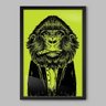 Quadro Animal Macaco Vestes - 1
