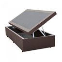 Ver imagem 2 de Cama Box Baú Solteiro 88 - Bello Box Tecido Sintético Marrom