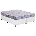 Ver imagem 1 de Cama Box Queen: Colchão Espuma Herval D28 St. Louis + Base Crc Courano White(158x198)