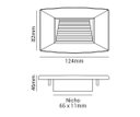 Ver imagem 2 de Balizador STEP V LED Embutir 2W 3000K BRANCO IP65