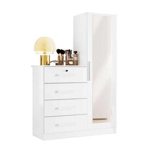 Cômoda Belize Plus Branco Fosco Liso - Albatroz Móveis