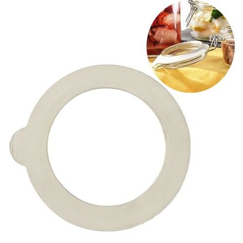 Conj 4 Borracha Anel Vedação 90 mm Para Potes Fido Bormioli Rocco Originais De 350 ml Até 5 Litros F