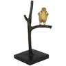 Escultura Passaro Dourado No Galho - 1