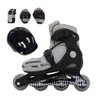 Kit Patins Roller Inline Completo + Proteção Preto - G (36 - 39) - 3