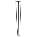 Ver imagem 4 de Kit 16 Pés de Metal 60 CM Hairpin Legs Mesa de Canto Aparador Preto