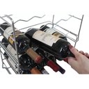 Ver imagem 5 de Kit 4 Mini Adegas Rack Porta 32 Garrafas de Vinho Empilhável em Aço Cromado