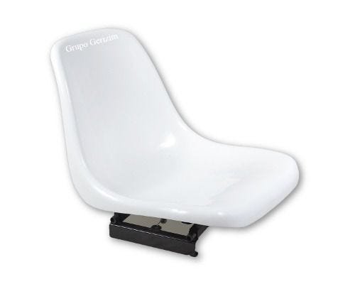 Cadeira Giratória Náutico Barco Reforçada - Branco - 1
