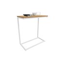 Ver imagem 1 de Mesa Lateral P/ Sala Industrial Li025 de Apoio Notebook Canela/branco - Kappesberg