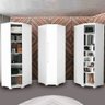 Sapateira Módulo Canto Giratório 100% Mdf - Branco - 1