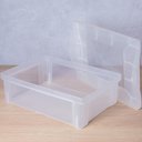 Ver imagem 6 de 2 Caixas Organizadoras Plásticas 13,5L Ordene com Tampa Radical Color Transparentes
