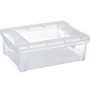 Ver imagem 5 de 2 Caixas Organizadoras Plásticas 13,5L Ordene com Tampa Radical Color Transparentes