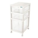 Ver imagem 2 de Gaveteiro Plastico Medio Transparente 3 Gavetas Ordene