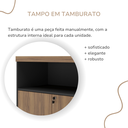 Ver imagem 5 de Armário Tamburato com Nicho - Nogal/preto 6369