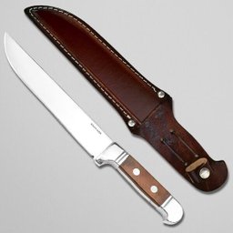 Faca Bianchi Alumínio/Madeira 8 - com Bainha - 1