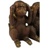 Macacos Sábios Decorativo Em Resina - 3