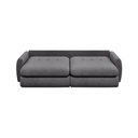 Ver imagem 5 de Sofá Retrátil Luka 2.10m Pillow Top 18cm Molas Ensacadas Conforto Premium para Sala - Cinza Escuro