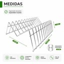 Ver imagem 4 de Escorredor de Pratos Vertical Cromado Organizador de Louças 12 Pratos Arm:Cromado