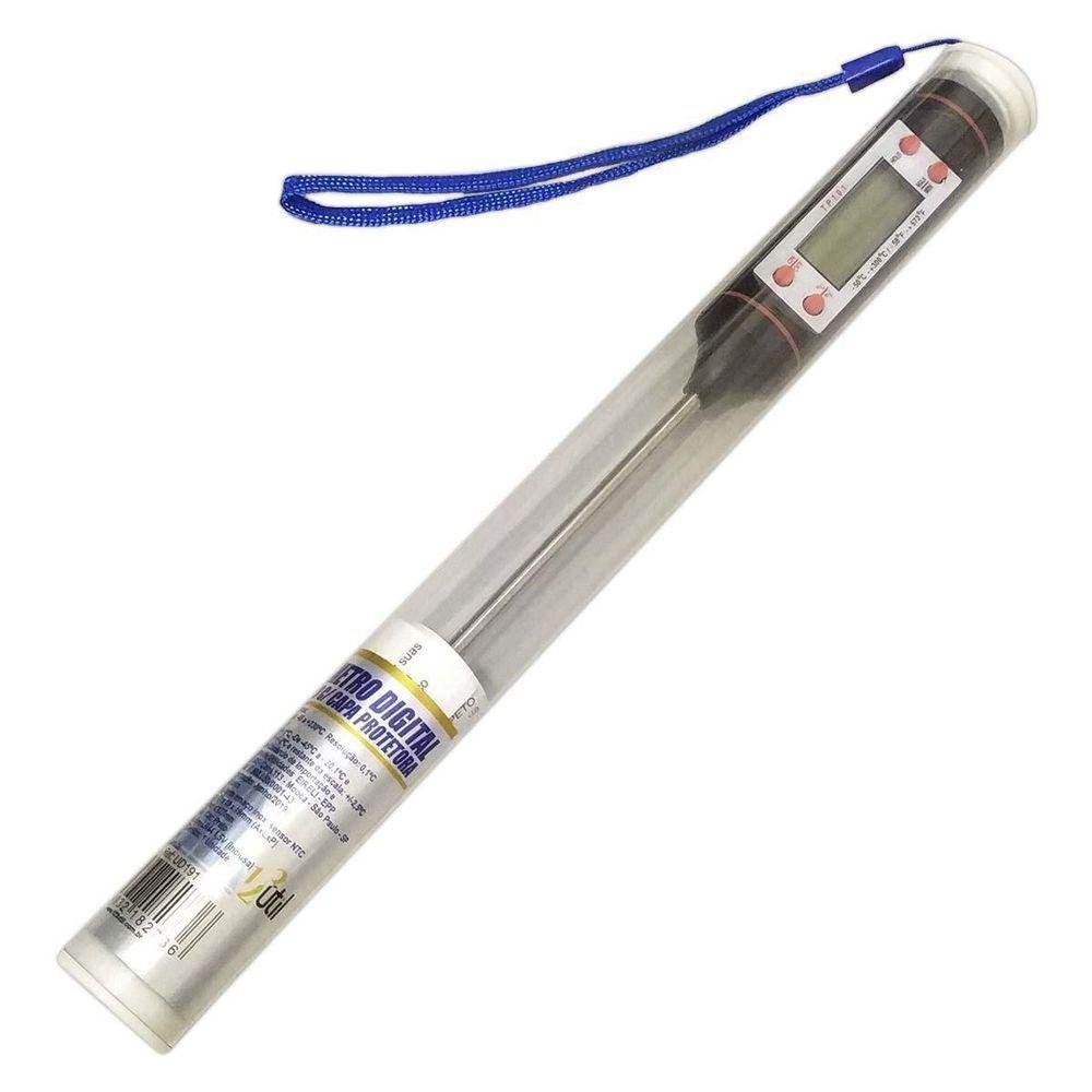 Termômetro Culinário Digital Espeto Inox 14,5cm - 2