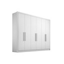 Ver imagem 1 de Guarda Roupa Casal 6 Portas e 6 Gavetas Rizon/linea Neve - Novo Horizonte