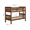 Ver imagem 3 de Cama Beliche com Escada Fixa em Madeira Piratini