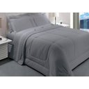 Ver imagem 1 de Porta Travesseiro Satinée 50x70cm Silver Kacyumara