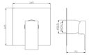 Ver imagem 2 de Acabamento para Registro Monocomando Ducha Cuuveiro Padrão Base Deca Inox Cromado Metal Premium Pmx