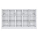 Ver imagem 3 de ARMÁRIO COLMÉIA 15 NICHOS VERTICAL M124.2021.B (LOJA, RODAPÉ) MUNDI MOVEIS