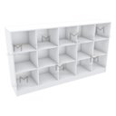 Ver imagem 4 de ARMÁRIO COLMÉIA 15 NICHOS VERTICAL M124.2021.B (LOJA, RODAPÉ) MUNDI MOVEIS