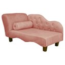Ver imagem 1 de Caminha Pet Luxo Divâ Tecido Veludo Divini Decor:rose Claro