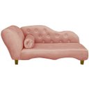 Ver imagem 5 de Caminha Pet Luxo Divâ Tecido Veludo Divini Decor:rose Claro