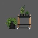 Ver imagem 4 de Carrinho Organizador Manoel Preto Mor