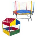 Ver imagem 1 de Kit Cama Elástica Pula Pula 2,30m + Piscina de Bolinhas 1,00m Infantil Playground