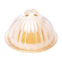 Queijeira de Cristal Ecológico Imperial Âmbar 20,5cm 4983 Lyor - 2
