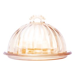 Queijeira de Cristal Ecológico Imperial Âmbar 20,5cm 4983 Lyor - 3
