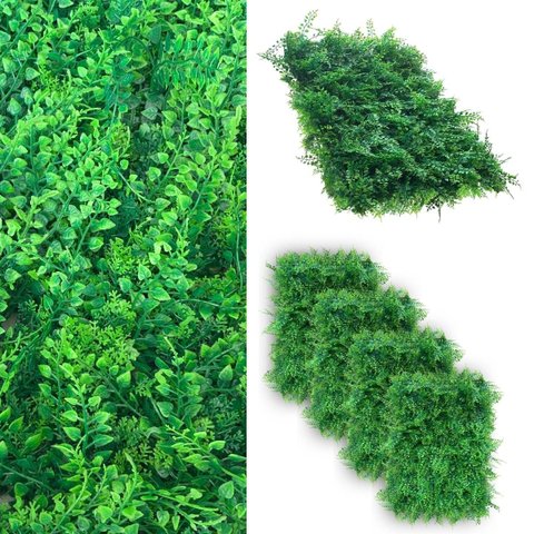 11 Painéis Parede Verde Plantas Premium Permanentes Realistas Efeito 3D Jardim Vertical Interno