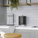 Ver imagem 3 de Kit 4 Lixeira Preta Banheiro Cozinha Level 6 Litros - Édecasamóveis