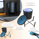 Ver imagem 6 de Kit 4 Lixeira Preta Banheiro Cozinha Level 6 Litros - Édecasamóveis