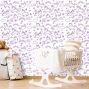Ver imagem 1 de Papel de Parede Infantil - Unicórnios Rosa Arte Destaque 1,50 Metros
