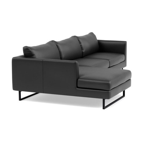 Sofá 2 Lugares com Chaise Lado Direito - Fab003:Chaise esquerda