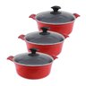 Jogo Panela Vermelha Antiaderente Cerâmica Javali Aa 26 a 30 - 1