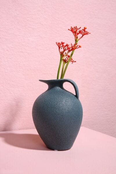 VASO FANCY TALL MD - CINZA - 1